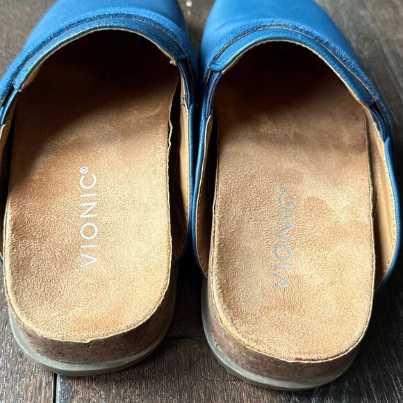 Vionic Ambrosia clogs mules women’s shoes size 6 comfort shoe blue - Picture 3 of 7